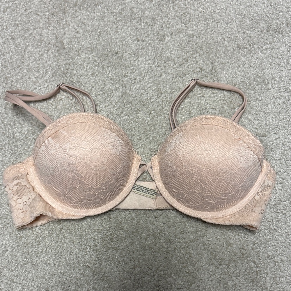 Aerie Lace Push-Up convertible Bra - light pink/peach